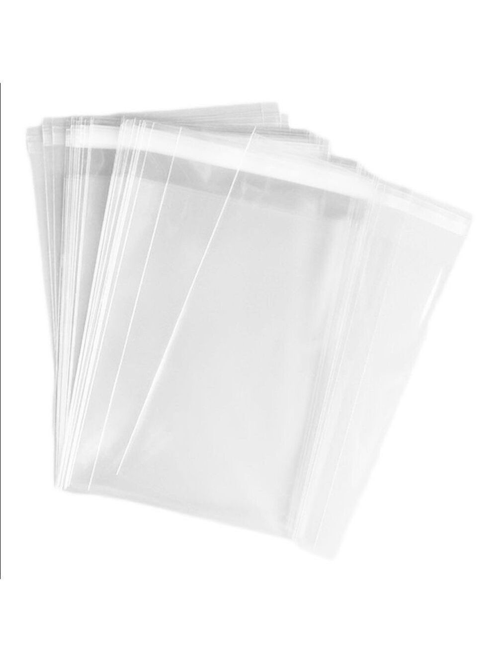 25 9X12 Clear Self Adhesive Bags PRICE FIRM - Picture 2 of 4